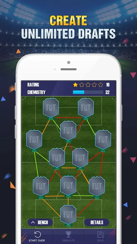 FUT 18 Draft Simulator スクリーンショット