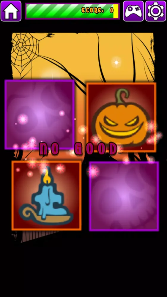 Ảnh chụp màn hình của Halloween Memory Attack