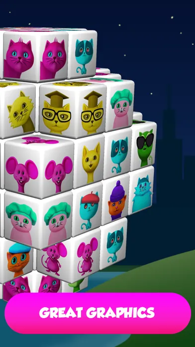 ภาพหน้าจอของ City Cats Mahjong