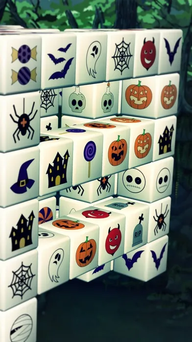 Captures d'écran de Fairy Mahjong Halloween Deluxe