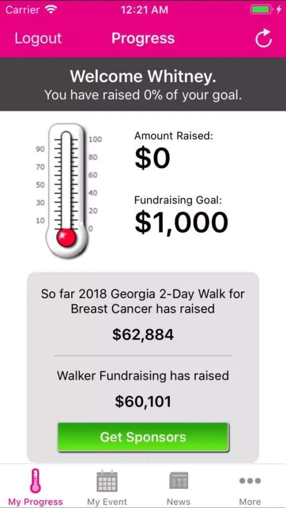Georgia 2-Day Walk سکرین شاٹس