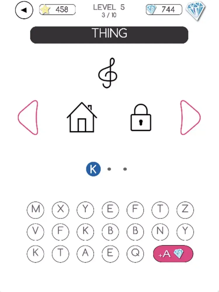 Capturas de tela do 3 Icons 1 Word - Mind Puzzle iPad 