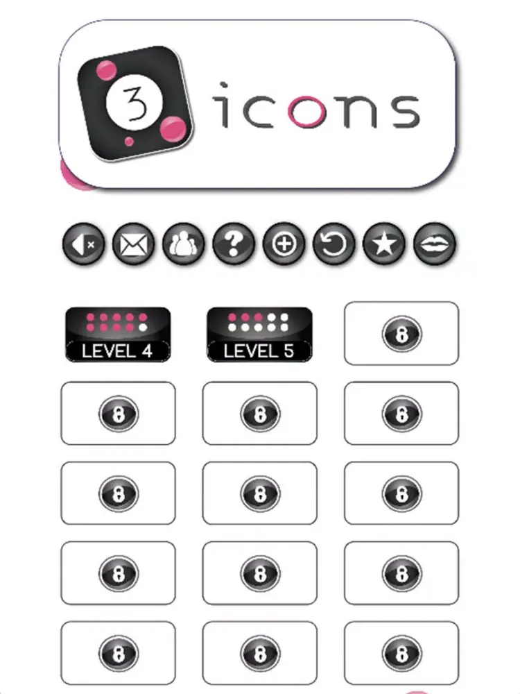 Capturas de tela do 3 Icons 1 Word - Mind Puzzle iPad 