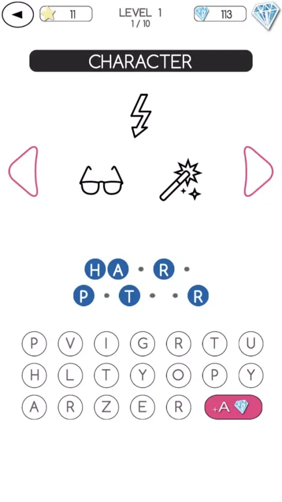 Capturas de tela do 3 Icons 1 Word - Mind Puzzle