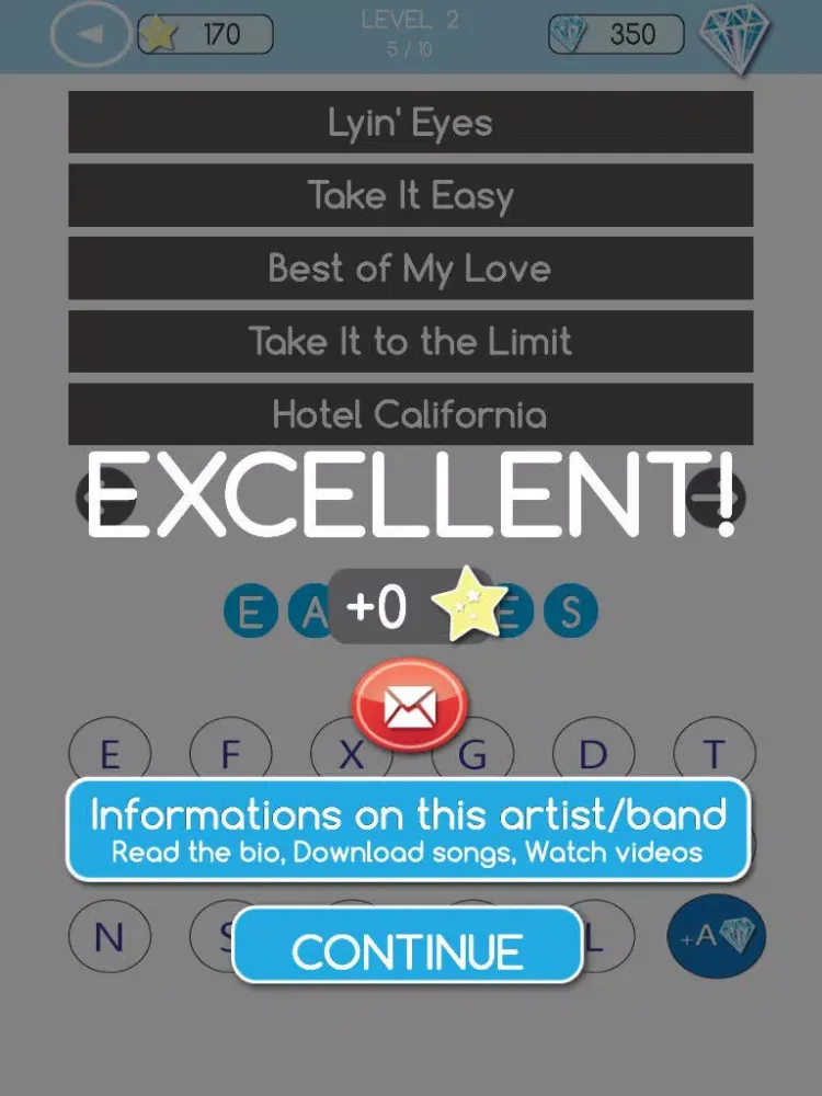 Bands, Singers & Songs Quiz iPad  Screenshots