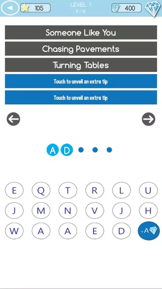 Bands, Singers & Songs Quiz Screenshots