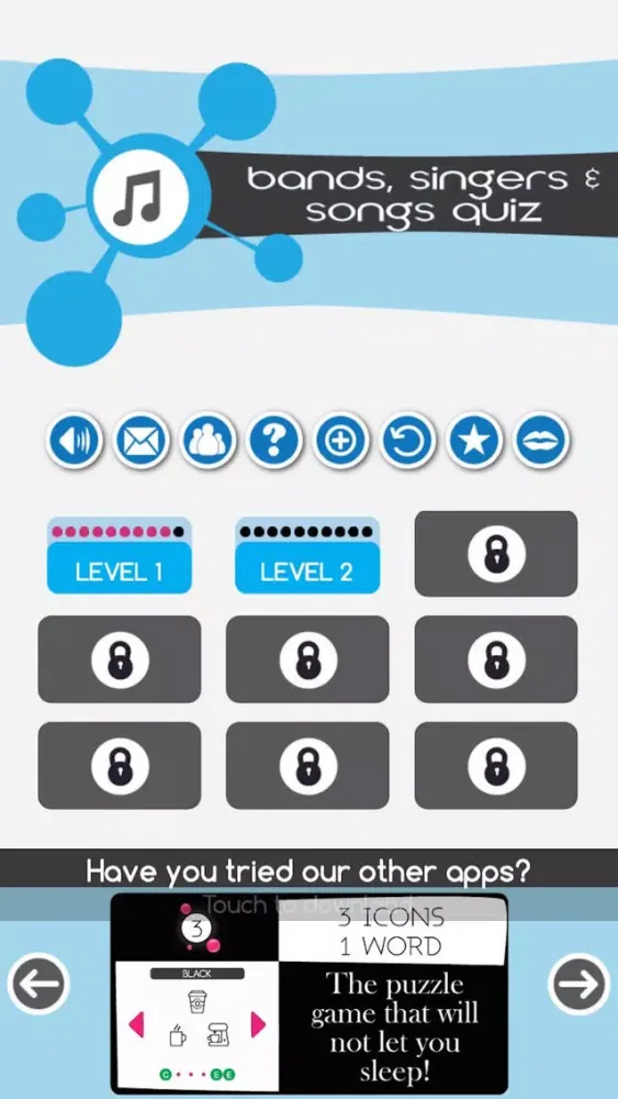 Bands, Singers & Songs Quiz Screenshots