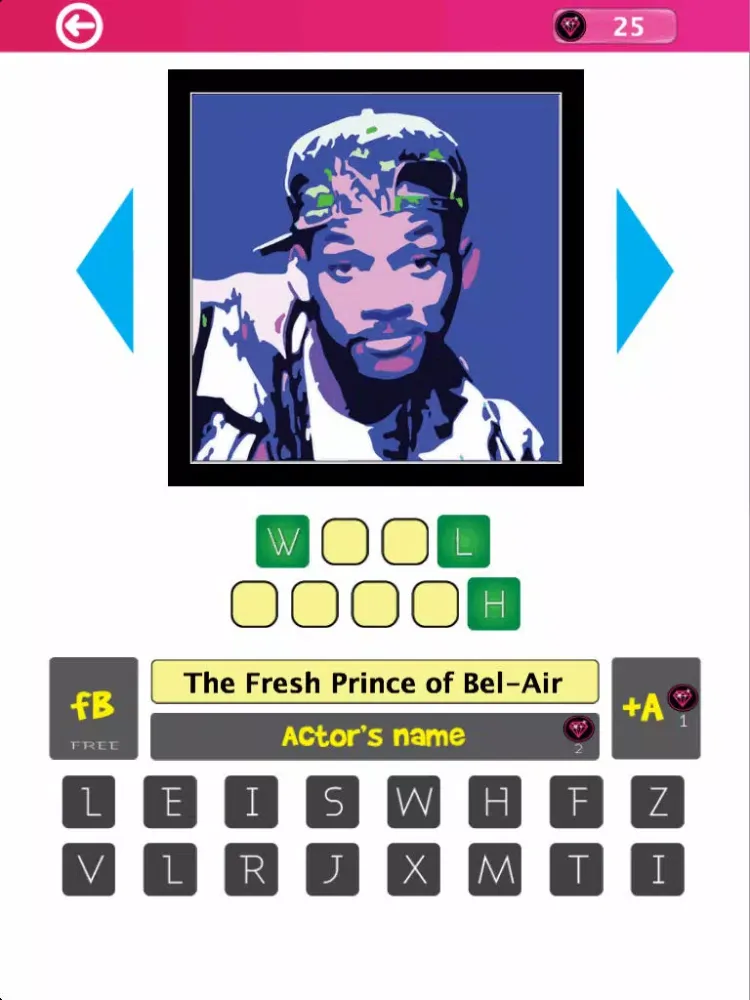 TV Series Characters PopArt Quiz iPad 应用截图