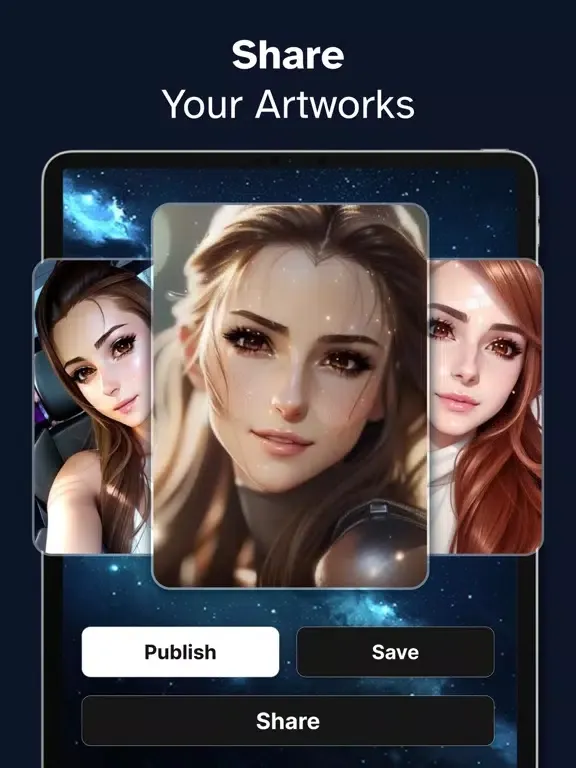 تصاویر AI Art Generator - AI Avatar iPad 
