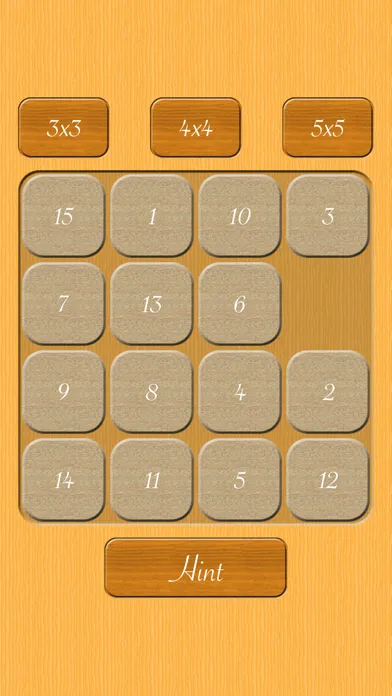 Tangkapan skrin Fifteen Puzzle Game With AI