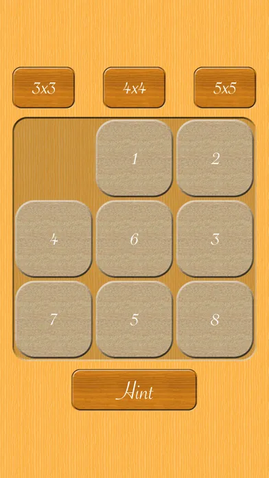 Tangkapan skrin Fifteen Puzzle Game With AI