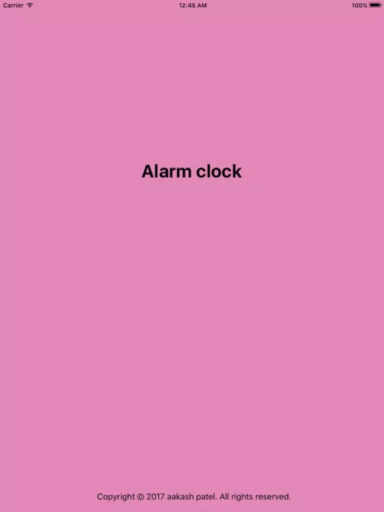 Screenshot di Awesome My Alarm Clock iPad 