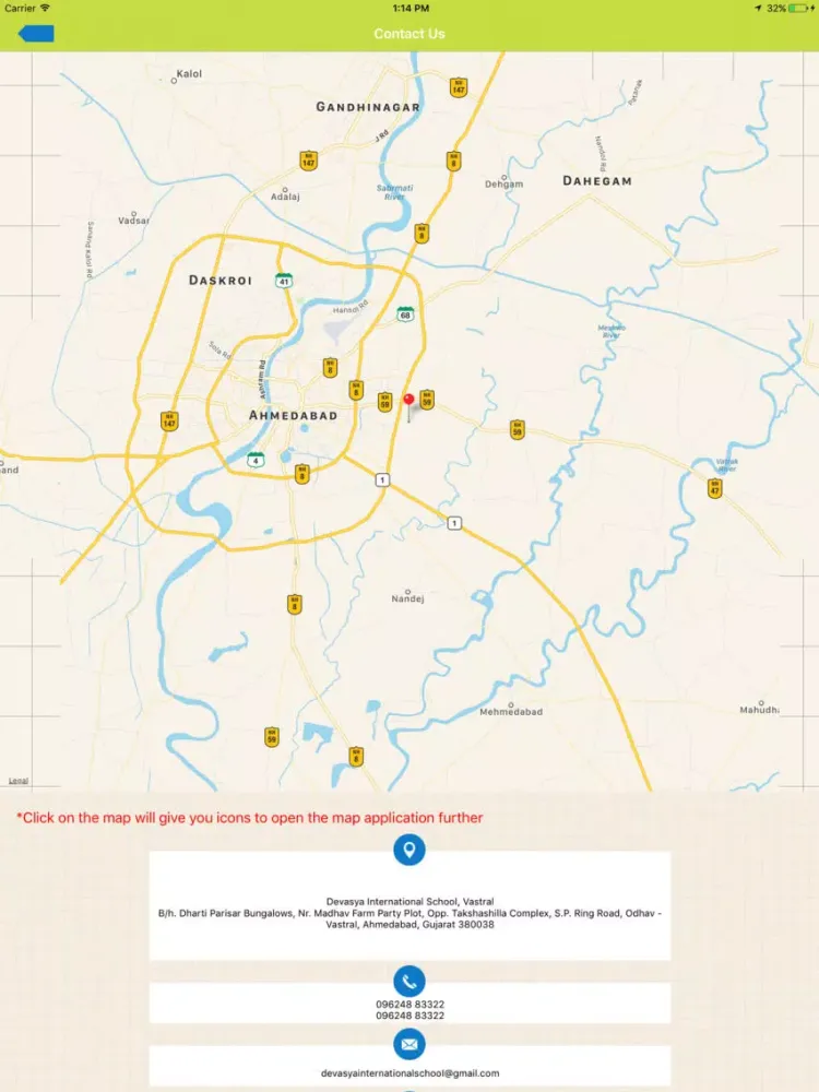 Devasya International School, Vastral iPad  스크린샷