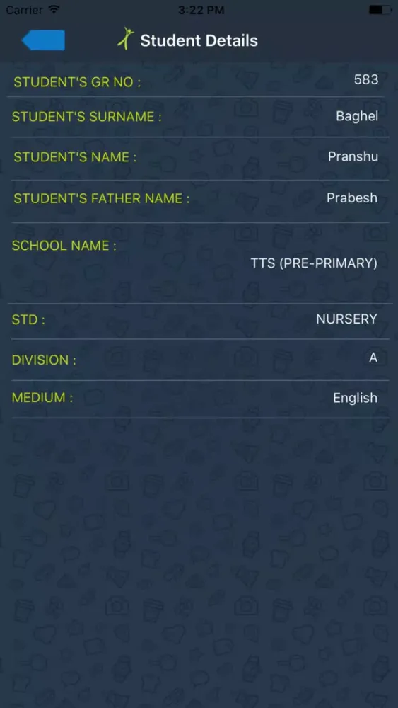 Capturas de tela do Tiny Tots School, Nikol