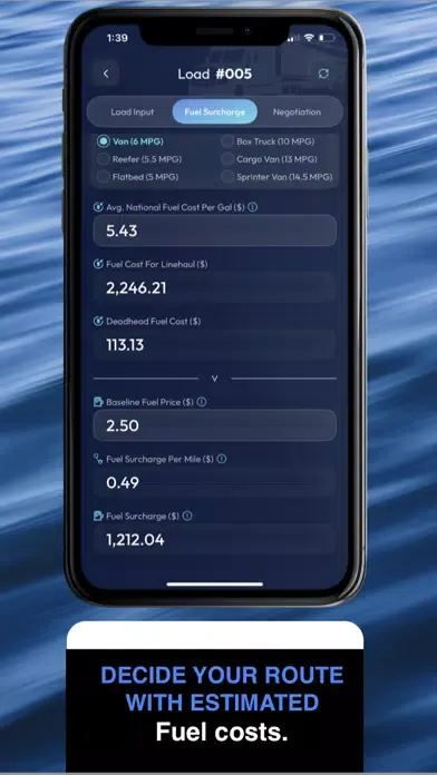 Screenshot di Freight Rate