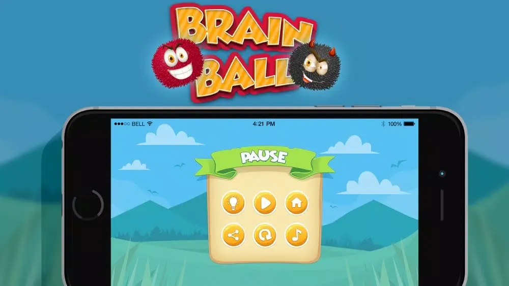 Brain Ball : Draw line Physics スクリーンショット
