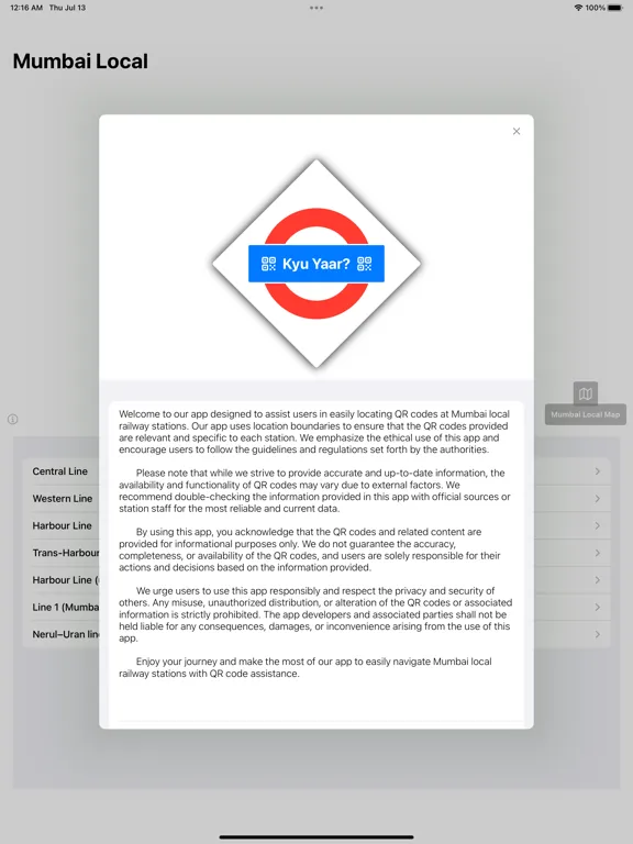 Tangkapan skrin UTS Kyu Yaar (QR) iPad 