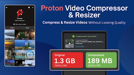 Video Compressor & Resizer MP4 स्क्रीनशॉट