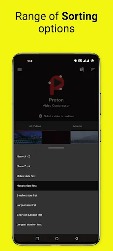 Video Compressor & Resizer MP4 स्क्रीनशॉट