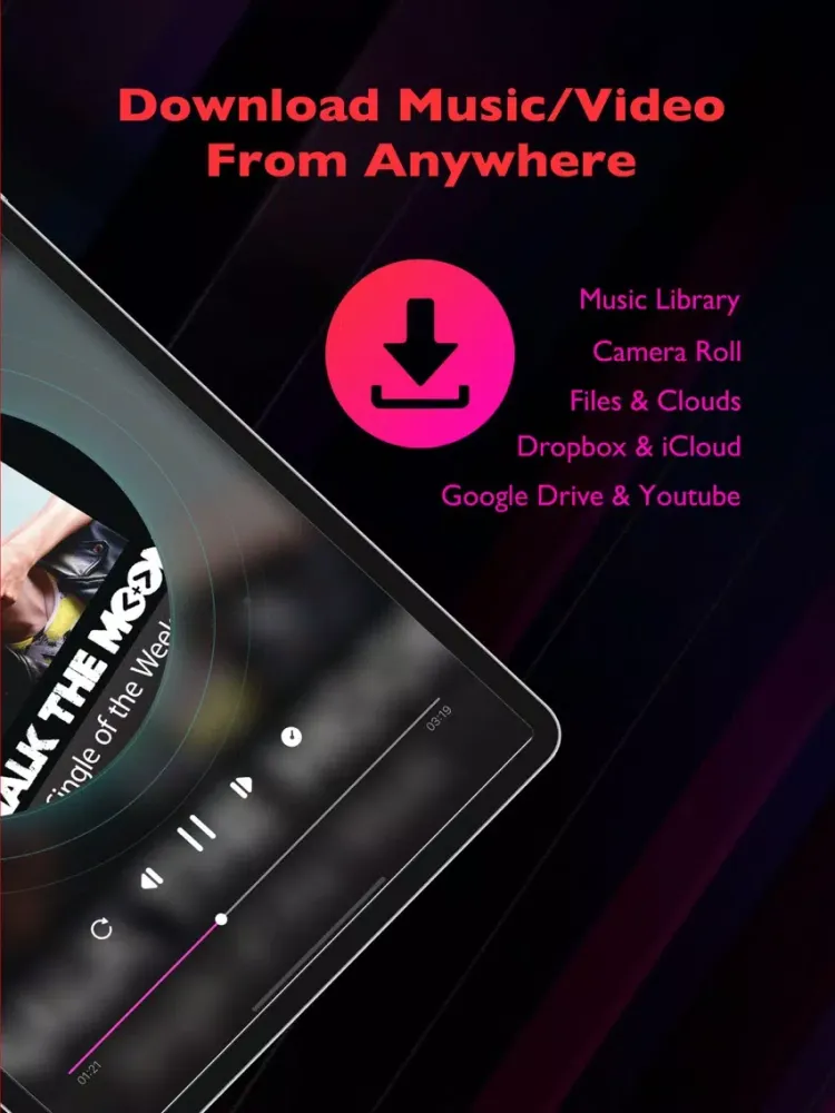 Screenshot di Offline Music Player of Clouds iPad 