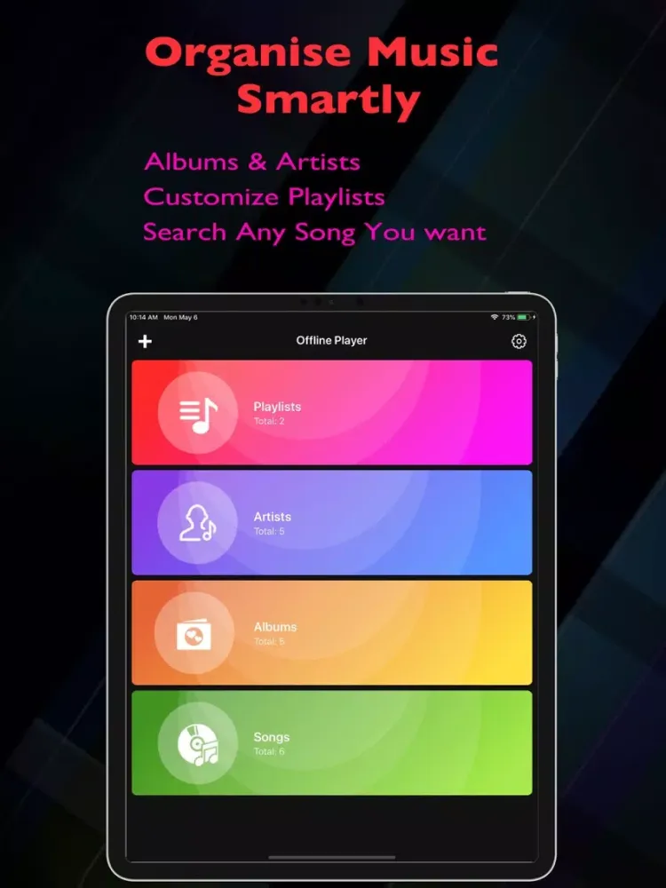 Screenshot di Offline Music Player of Clouds iPad 