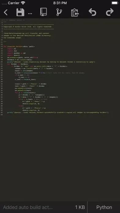 StudIO - Code স্ক্রিনশট