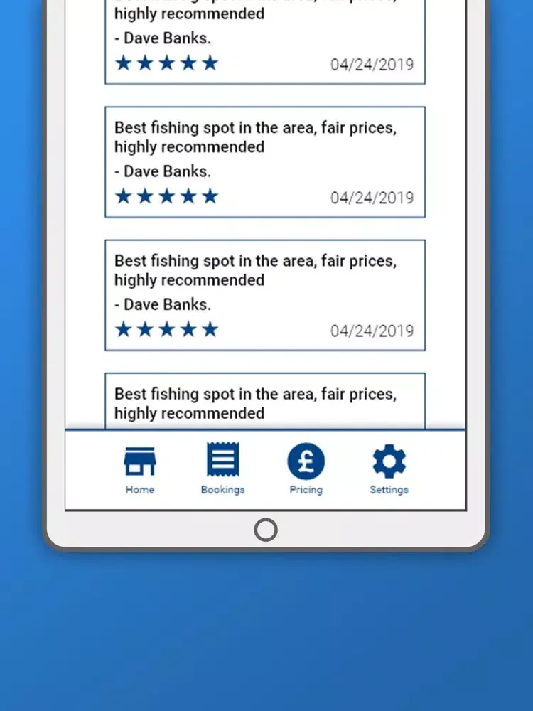 Captures d'écran de GoFish Pro Owners iPad 