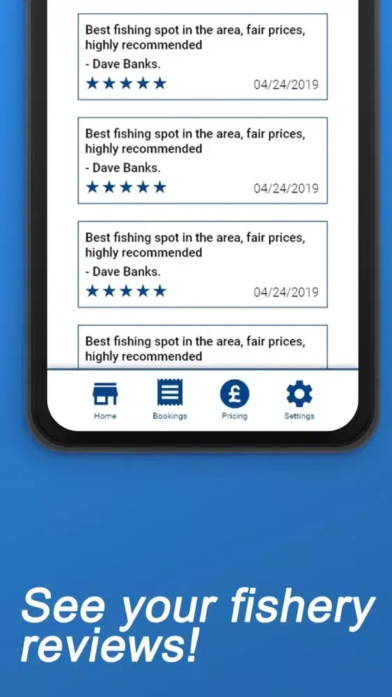 Captures d'écran de GoFish Pro Owners