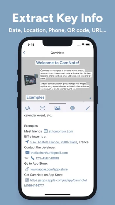 CamNote: Text & Document Scan 스크린샷