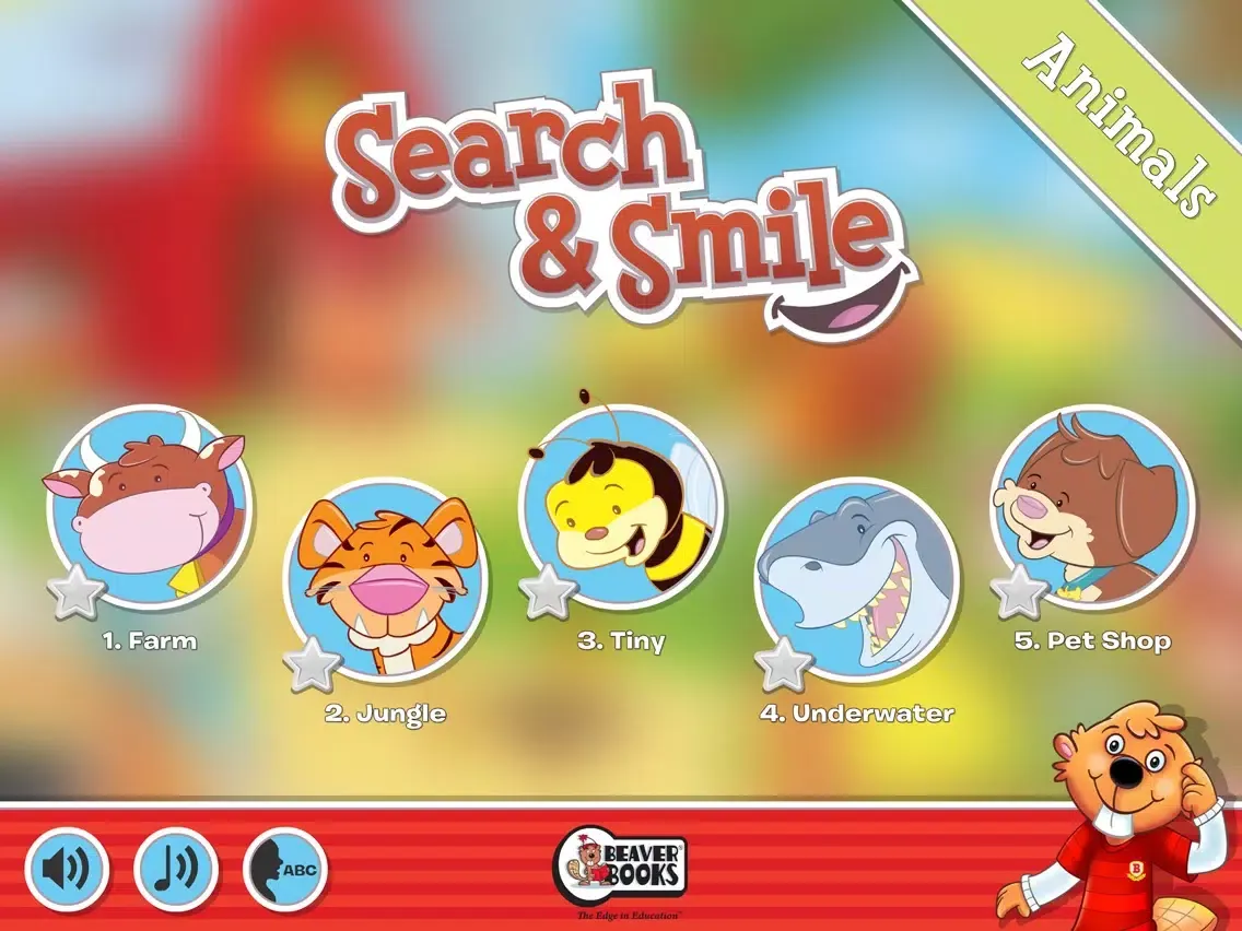Search & Smile Animals iPad  স্ক্রিনশট