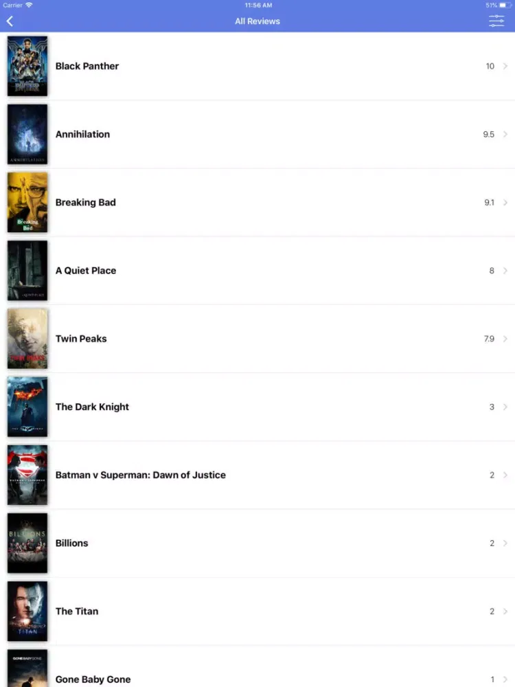 My Movie Database iPad  स्क्रीनशॉट