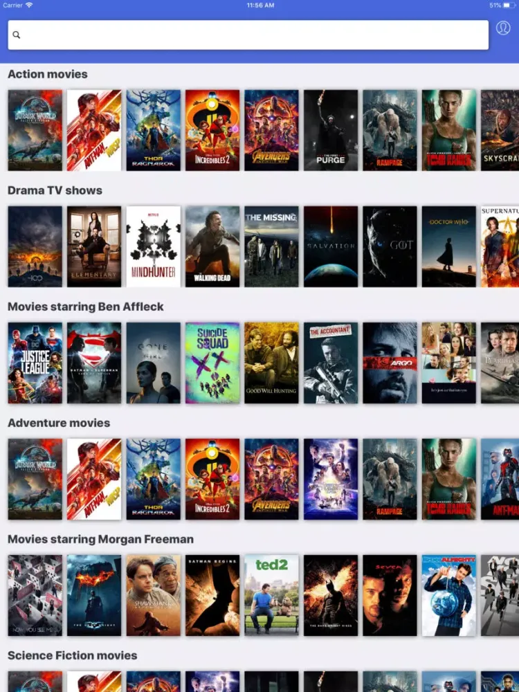 My Movie Database iPad  स्क्रीनशॉट