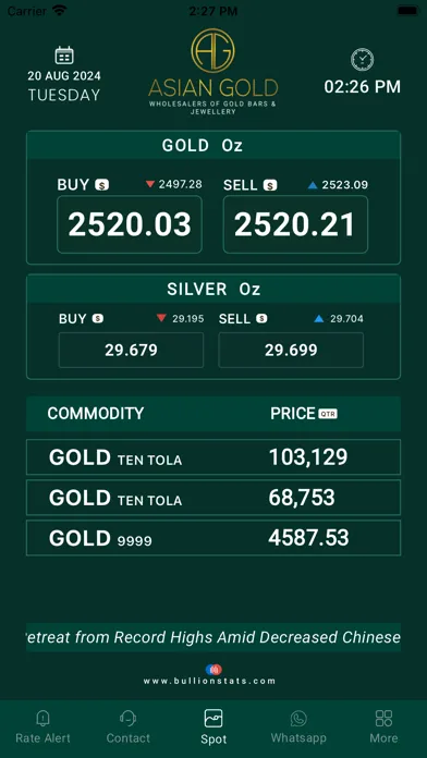 Capturas de tela do Asian Gold