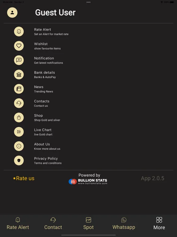 Beauty World Bullion iPad  스크린샷