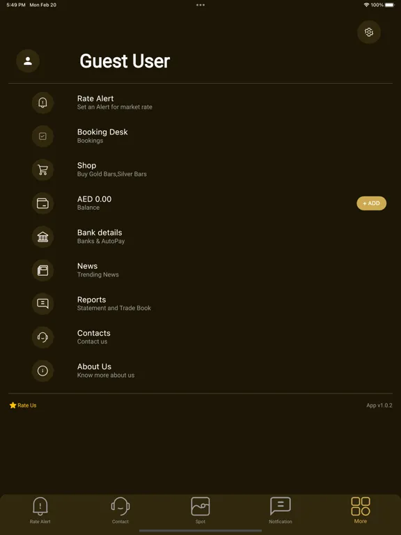 Captures d'écran de Nihal Gold Bullion iPad 