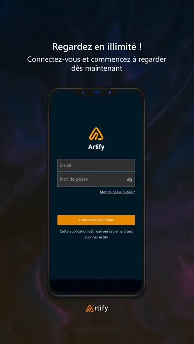 Artify - Streaming سکرین شاٹس