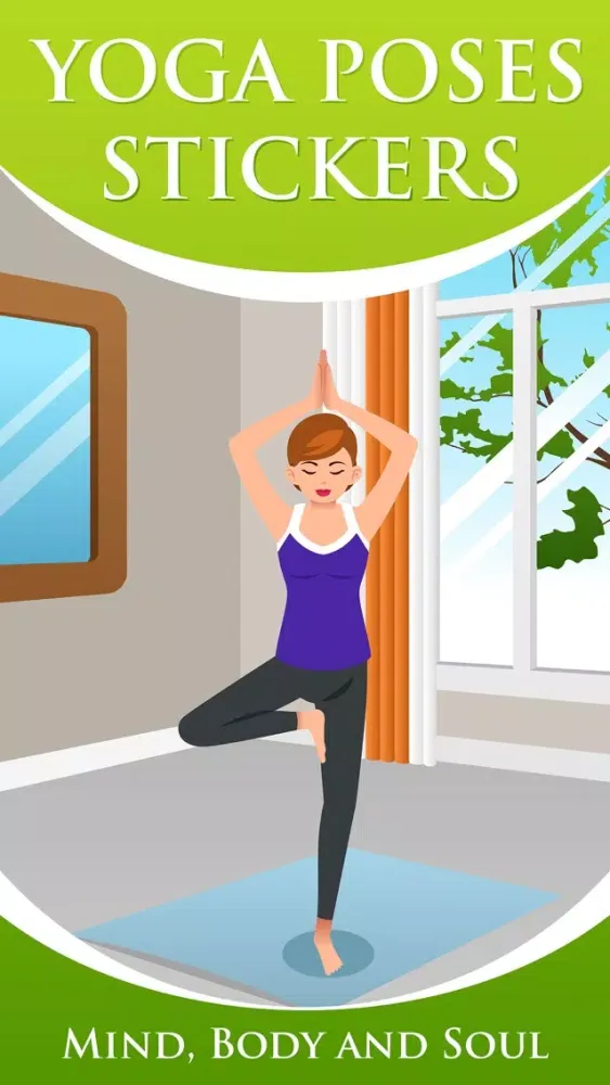 Yoga Poses Stickers for iMessage Screenshots