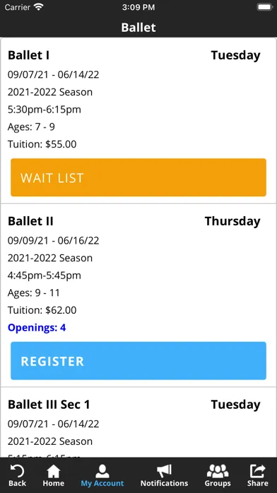 Zrzuty ekranu Artistic Dance Conservatory