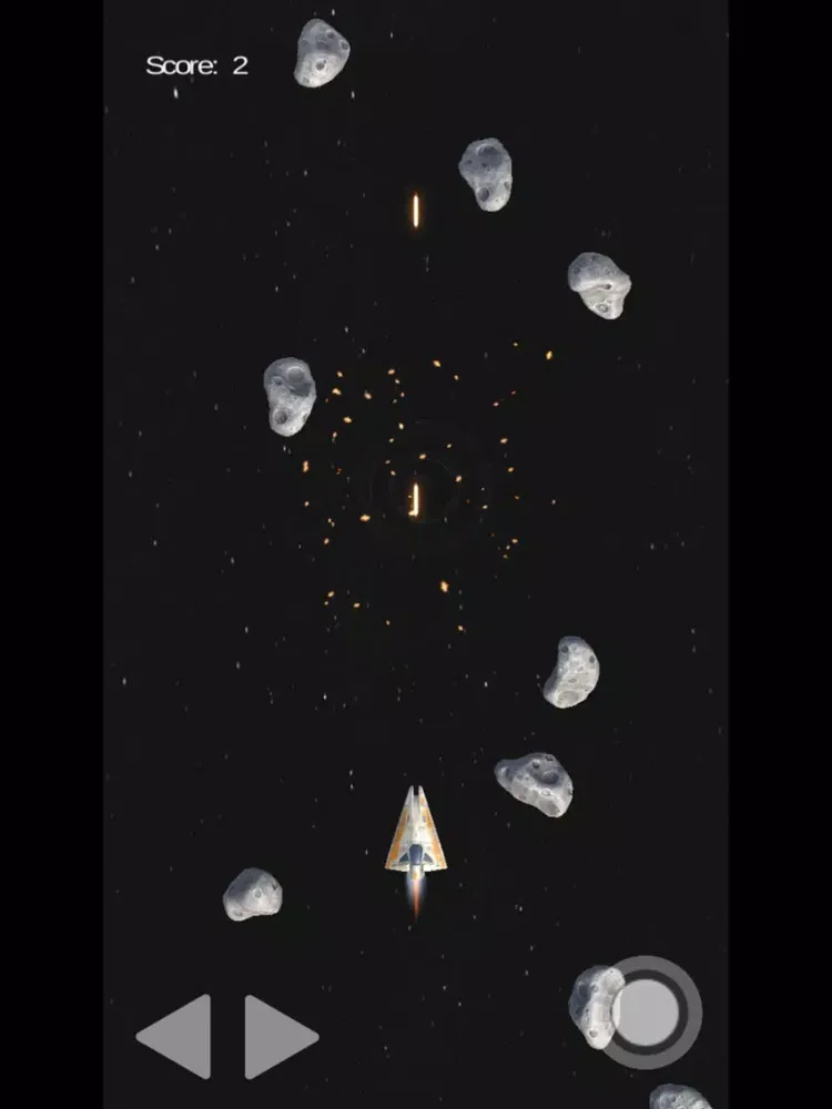 Tangkapan skrin Space Dodger Shoot iPad 