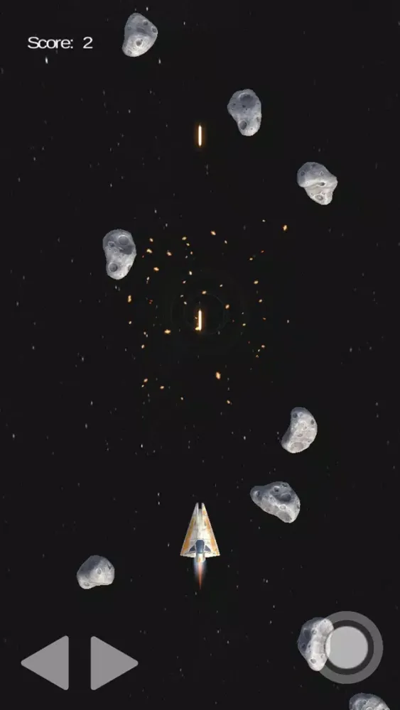 Tangkapan skrin Space Dodger Shoot