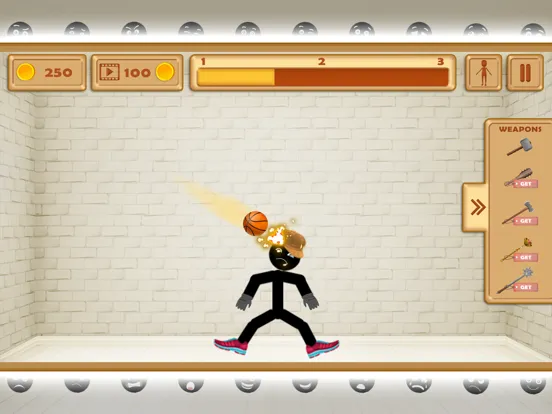 Ảnh chụp màn hình của Ragdoll Destroy Stickman.io iPad 