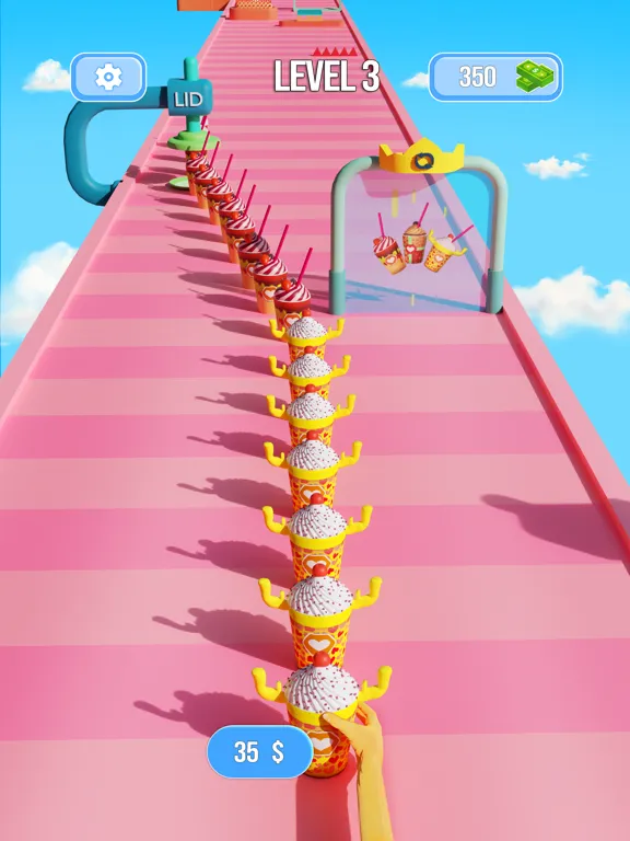 Coffee Stack Rush 3D iPad 应用截图