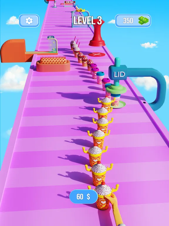 Coffee Stack Rush 3D iPad 应用截图