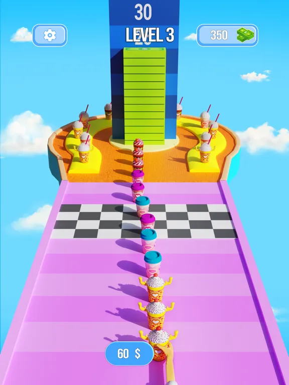 Coffee Stack Rush 3D iPad 应用截图