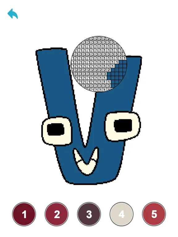 Alphabets Pixel Art Coloring iPad  Ekran Görüntüleri