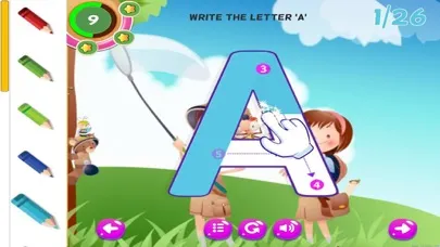 ABC Tracing Handwriting Learn to Write Letters Screenshots