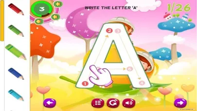 ABC Writing Letters Handwriting Preschool Practice应用截图