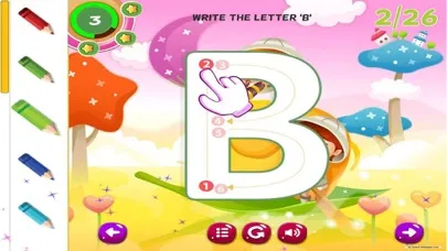 ABC Writing Letters Handwriting Preschool Practice应用截图