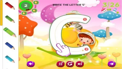 ABC Writing Letters Handwriting Preschool Practice应用截图