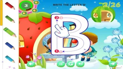 Ảnh chụp màn hình của Alphabet Learning for Kids ABC Tracing Letter
